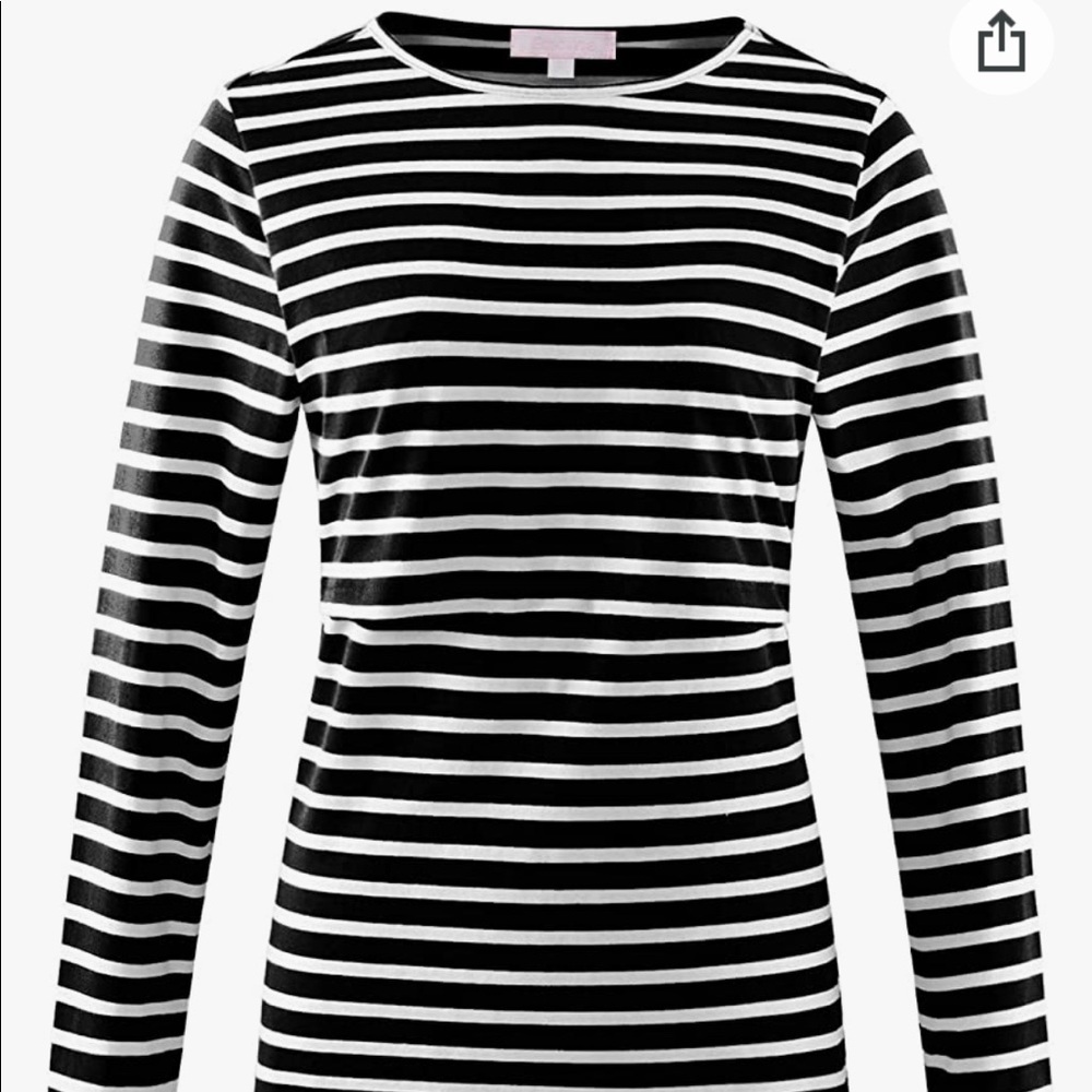 Long Sleeve Maternity Top for Breastfeeding size L